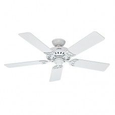 Hunter 53039 Summer Breeze 52-Inch Ceiling Fan with Five Blades  White - B00GSOZFR0